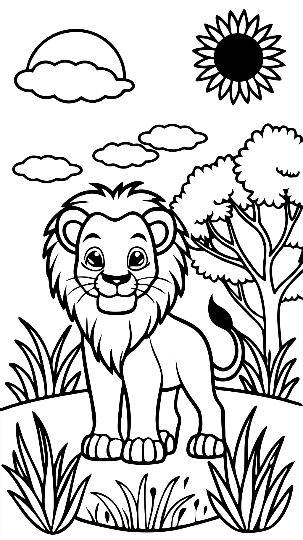 lion king coloring pages simba